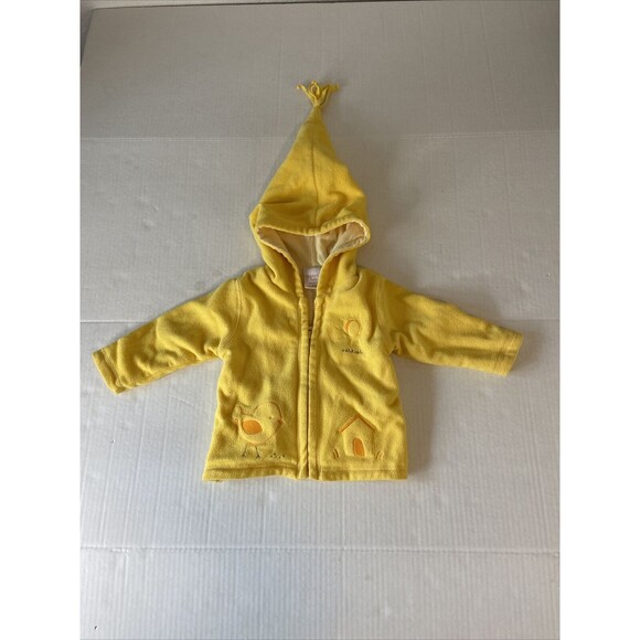 Oshkosh Baby fleece three-piece outfit, Yellow Size L 6-9 Mo Chick Bird - Picture 5 of 15